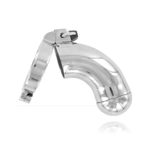 Male Chastity Device - Removable Cover - Stainless Steel