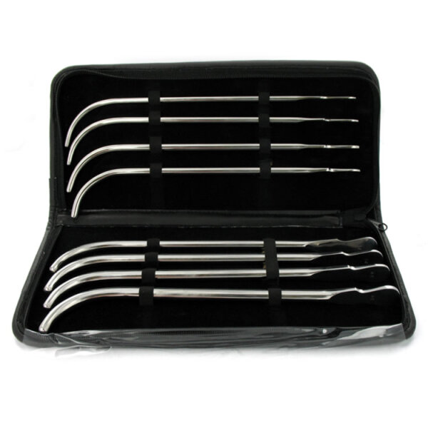 8 Pieces Stainless Steel Van Buren Urethral Sounding Set