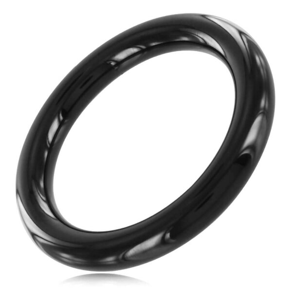 Black Line - Stainless Steel Cock Ring 8 mm x 55 mm
