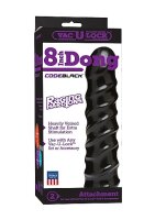 Vac-U-Lock CodeBlack Raging Hard-Ons Dong - 8.00 inch