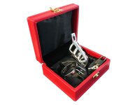 Brutal Stainless Steel Chastity Cage - Chrome