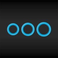 Firefly - Halo - Cockring 50 mm. Small - Blue