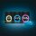 Firefly - Halo - Cockring 50 mm. Small - Blue
