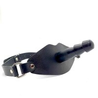 Leather - Silicone Ball Gag Lock