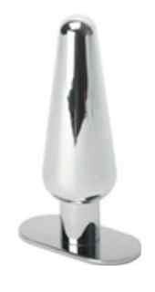 Stainless Steel Butt Plug - Large 152 mm. x 38 mm.