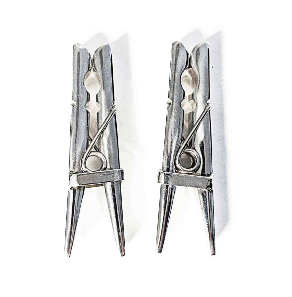 Stainless Steel Clothespins - 2 Pcs. Set