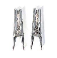 Stainless Steel Clothespins - 2 Pcs. Set