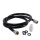 Black Showerhose 150 cm.