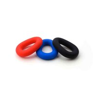 Liquid Silicone Hero Ring Black