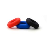 Liquid Silicone Big Boner Ring Black