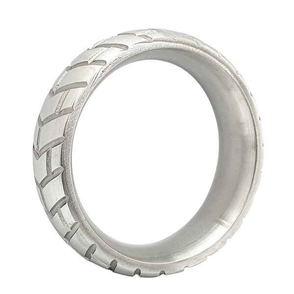 Stainless Steel Tire DoNut Cockring - Large - 50 mm