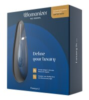 Womanizer Premium 2 pressure wave stimulator blue