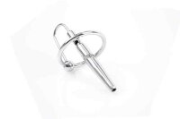 Hollow Penisplug with Glansring 28 mm