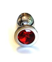 Kiotos - Jewel Buttplug Large Red 3,7 cm
