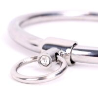 Cathedral Round Collar Keyless Gem Large