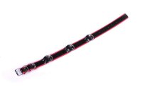 Deluxe Bondage Collar Black & Red