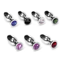Jewel Buttplug Small Black 2,5 cm