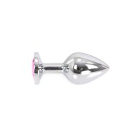 Buttplug Aluminium Pink Medium 3,5 cm