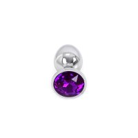 Buttplug Aluminium Purple Small 2,5 cm
