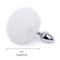 Kiotos - Bunny Tail White 2,8 cm