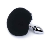 Kiotos - Bunny Tail Black 2,8 cm