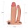 Pleasure X-Tender - Vibrating Double Penis Sleeve Flesh 1
