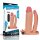 Pleasure X-Tender - Vibrating Double Penis Sleeve Flesh 1