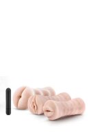 M For Men 3Pack Vibrating Sleeve Kit