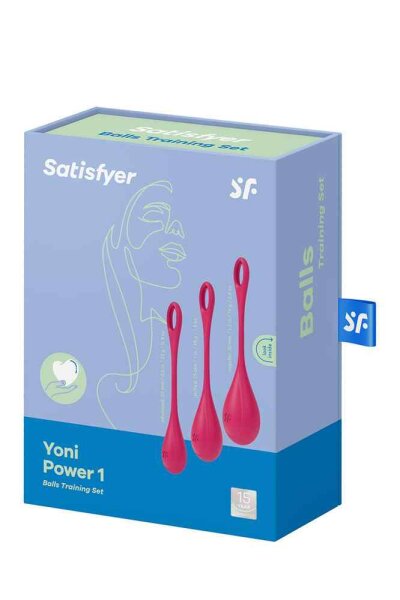 Satisfyer Yoni Power 1 Training Set Rot