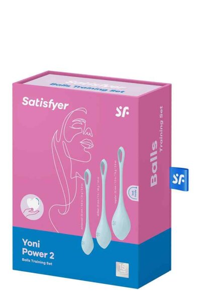 Satisfyer Yoni Power 2 Training Set Hell Blau