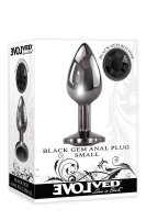 Black Gem Anal Plug small