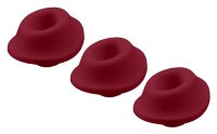 Womanizer 3x Ersatzkappen Premium 2/Classic 2 rot S