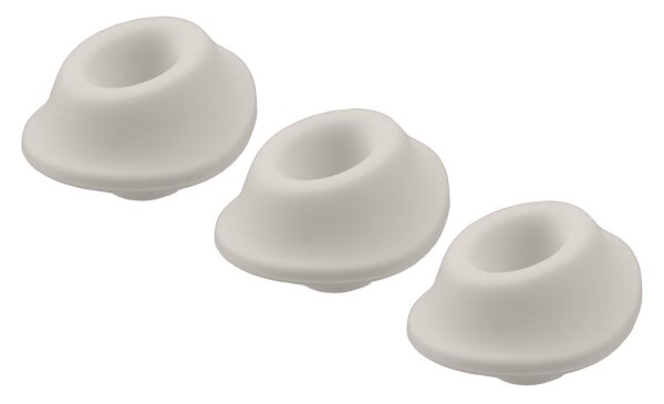 Womanizer 3x Ersatzkappen Premium 2/Classic 2 grau S
