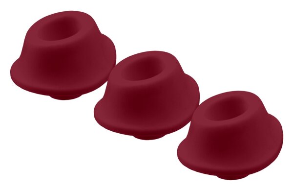 Womanizer 3x replacement caps Premium 2/Classic 2 red M