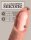 King Cock Elite 6&ldquo; Vibrating + Dual Density Silicone Cock Light