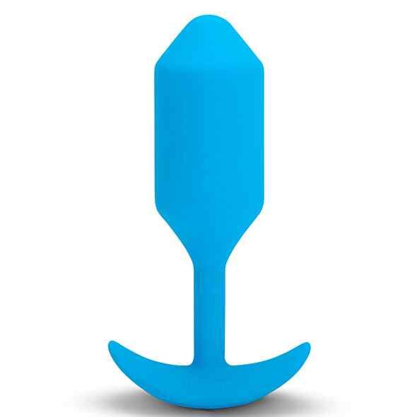 B-Vibe Vibrating Snug Plug 3 (L) Blue