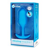 B-Vibe Vibrating Snug Plug 3 (L) Blue