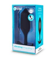 B-Vibe Vibrating Snug Plug 5 (XXL) Black
