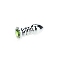 Ribbed Buttplug Green