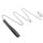 Anal Plug with Chain Leash 2,6 cm