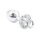 Anal Plug with Chain Leash 2,6 cm