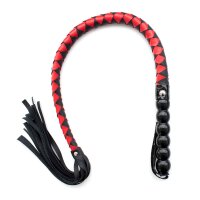 Mahogany Short Whip Black & Red