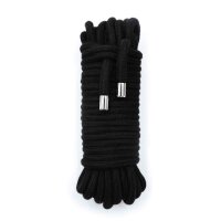 20 Meter BDSM Cotton Rope Black