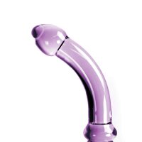 Glass Dildo Purple Curve