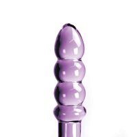 Glass Dildo Purple Curve