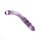 Glass Dildo Purple Curve