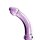 Glass Dildo Purple Curve