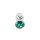 Buttplug Aluminium Green Small