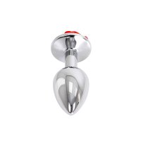 Kiotos - Aluminium Buttplug Red Rose 2,8 cm