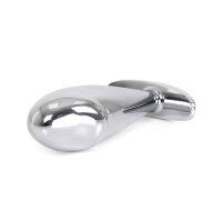 Kiotos - Steel Handle Buttplug Penis with Clear Gem 3 cm